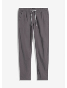 bonprix Voľné nohavice, s plátnom, Regular Fit, rovné, farba šedá