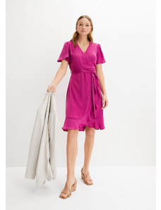 bonprix Saténové šaty, farba fialová, rozm. 44
