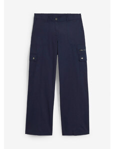 bonprix Kapsáčové džínsy, stredná výška pásu, dlhé, farba modrá
