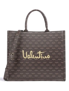 Valentino Bags Valentino tašky shopper kabelka logo tmavohnedá