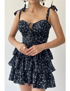 Özel Tasarım Podväzkové šaty Sukňa Poskakovacie šaty Šaty s podporou prsníkov Mini šaty Kvetinové šaty Šaty so vzorom