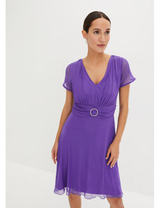 bonprix Sieťovinové šaty, farba fialová