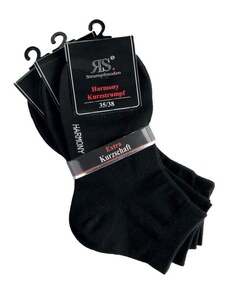 Dámske čierne členkové ponožky RS