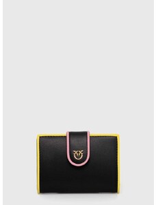 Kožená peňaženka Pinko dámska, čierna farba, 102840 A1K1