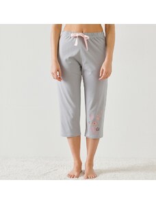 Blancheporte 3/4 pyžamové nohavice s potlačou sivá 036