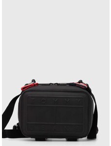 Malá taška Tommy Jeans čierna farba, AM0AM12134