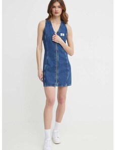 Rifľové šaty Calvin Klein Jeans mini,rovný strih,J20J223431