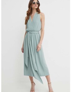 Šaty Lauren Ralph Lauren zelená farba,maxi,rovný strih,253911848