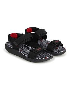 Detské sandále HUGO čierna farba