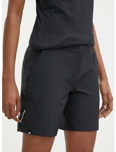 Cyklistické šortky adidas Performance čierna farba, jednofarebné, stredne vysoký pás, IN4558