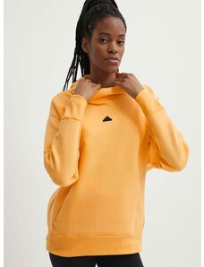 Mikina adidas Z.N.E dámska, žltá farba, s kapucňou, jednofarebná, IS3910