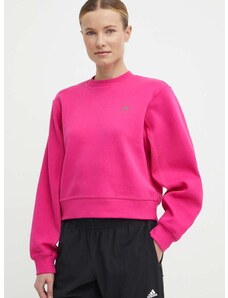 Mikina adidas by Stella McCartney dámska, ružová farba, jednofarebná, IT8284