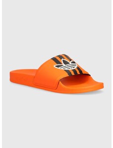 Šľapky adidas Originals Adilette pánske, oranžová farba, ID5788