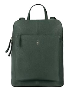 Dámsky kožený ruksak/batoh - pravá koža zelená Wojewodzic 31915/FD11