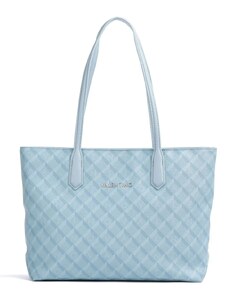 Valentino Bags Valentino tašky veľká kabelka logo svetlo modrá