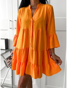 Woman Style Šaty Leona - oranžové UNI