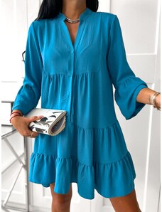 Woman Style Šaty Leona - modré UNI