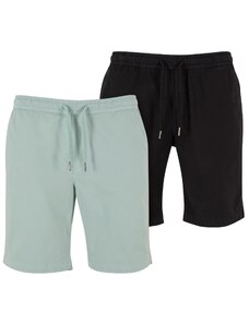 UC Men Men's Stretch Twill 2-Pack Shorts - Mint + Black