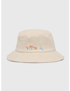 Bavlnený klobúk On Vacation béžová farba, bavlnený