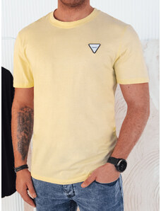 Základné pánske žlté tričko Dstreet RX5445