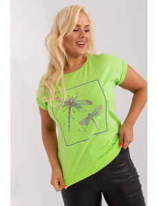 PLANETA-MODY Limetkové tričko s vážkami
