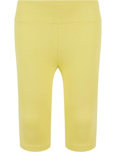 Urban Classics Kids High-waisted shorts for girls - yellow