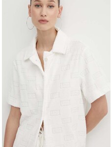 Košeľa UGG dámska, biela farba, regular, s klasickým golierom, 1153970,
