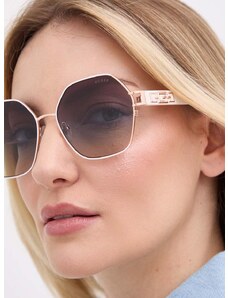 Slnečné okuliare Guess dámske, biela farba, GU7913_5925W
