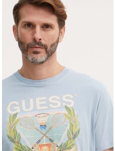 Bavlnené tričko Guess pánsky, s potlačou, M4GI60 K9RM1