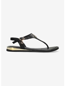 Kožené sandále Mexx Nyobi dámske, čierna farba, MICY1605741W