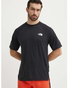 Športové tričko The North Face Foundation čierna farba, jednofarebné, NF0A87FQKS71
