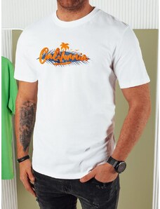 Dstreet Originálne biele tričko s nápisom