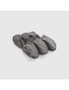 Pánske ponožky GAP No Show Socks 3-Pack Grey