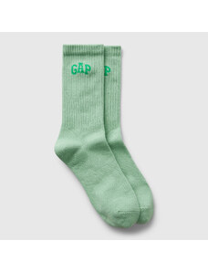 Pánske ponožky GAP Logo Crew Socks Meadow Green 743