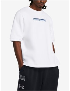 Biele pánske tričko Under Armour UA Essential Flc OS SS Crew