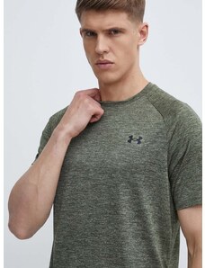 Tréningové tričko Under Armour zelená farba, jednofarebné, 1326413