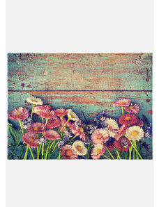 bonprix Rohožka s kvetovaným dizajnom, farba ružová, rozm. 39/59 cm