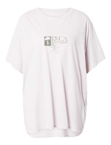 RVCA Oversize tričko svetlosivá / jedľová