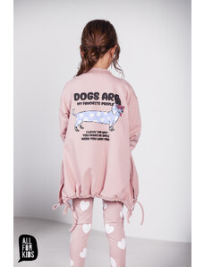 All for Kids Mikina DOGS - PINK