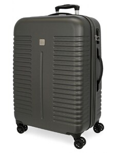 JOUMMA BAGS ABS Cestovný kufor INDIA Antracita, 70x48x27cm, 70L, 5089222 (medium exp.)