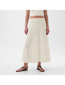 Sukňa GAP Pull On Gauze Maxi Skirt New Off White
