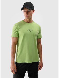 4F Pánske regular tričko s potlačou - zelené