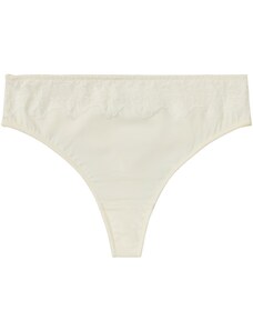 bonprix String nohavičky s recyklovaným polyamidom, farba biela, rozm. 40/42