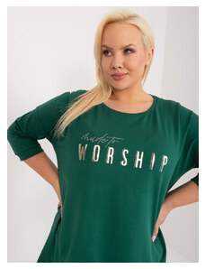 Zonno Tmavozelené tričko Worship