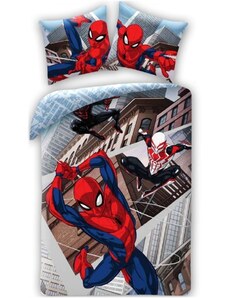 Halantex Súprava posteľnej bielizne Spider-man: Cez paralelné svety - 100% bavlna - 70 x 90 cm + 140 x 200 cm