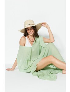 C&City Plážové šaty Pareo veľkých rozmerov 22330 Mint Green