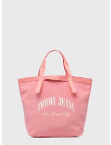 Kabelka Tommy Jeans ružová farba, AW0AW15953