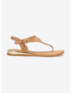 Kožené sandále Mexx Nyobi dámske, béžová farba, MICY1605741W