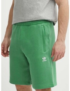 Šortky adidas Originals pánske, zelená farba, IU2355