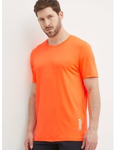 Cyklistické tričko POC Reform Enduro Light oranžová farba, jednofarebné